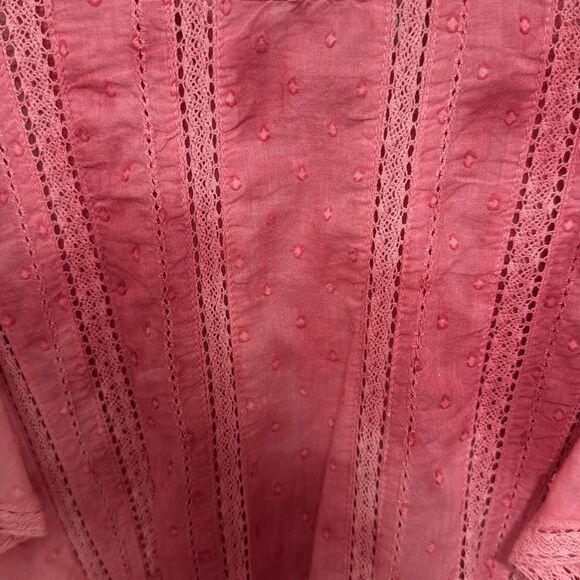 LoveShackFancy Natasha Women’s Dress in Bordeaux Hand Dye. Size P. - Picture 7 of 11